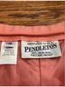 Pendleton 100% Wool Pink Orange Blazer Size 14 - photo 7