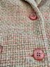 Pendleton 100% Wool Pink Orange Blazer Size 14 - photo 3