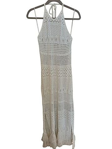 Milly Fring halter tie back dress Swimsuit Cover Up (view 1)