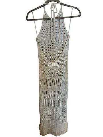Milly Fring halter tie back dress Swimsuit Cover Up (view 2)