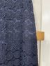 St. John 82% Rayon 18% Polyester 100% Silk Floral Blue Casual Skirt Size 8 - photo 6