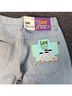 Lee 100% Cotton Print Blue Green Jeans Size 25 - photo 11