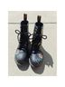 Dr. Martens Floral Black Pink Boots Size 5 - photo 4
