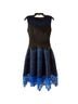 Maje Black Blue Cocktail Dress Size 2X - photo 1