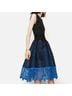 Maje Black Blue Cocktail Dress Size 2X - photo 5