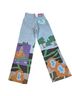 Lee 100% Cotton Print Blue Green Jeans Size 25 - photo 2