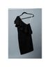 Halston Heritage 100% Polyester 92% Polyester 8% Elastane Print Black Silver Cocktail Dress Size 4 - photo 4