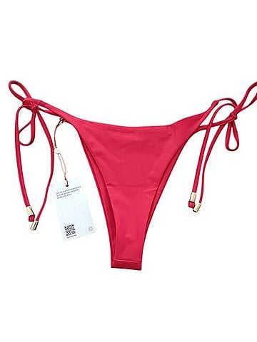 Quince Italian Adjustable Side-Tie Bikini Bottom Swimsuit Bottoms (view 2)