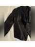 Theory Solid Black Leather Jacket Size M - photo 6