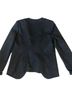 Reitmans 72% Viscose 23% Nylon 5% Elastane 100% Polyester Solid Gray Blazer Size 12 - photo 11