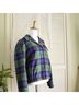 Pendleton 100% Wool Plaid Green Purple Jacket Size M - photo 4