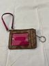 Coach Solid Brown Pink Leather Coin Purse One size - photo 4