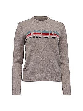 Zadig & Voltaire Zadig &amp; Voltaire Amour Knitted Sweater in Beige Cashmere (view 1)