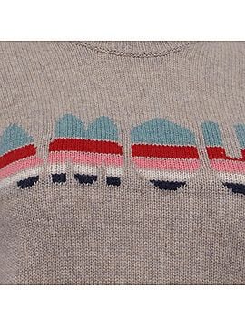 Zadig & Voltaire Zadig &amp; Voltaire Amour Knitted Sweater in Beige Cashmere (view 2)
