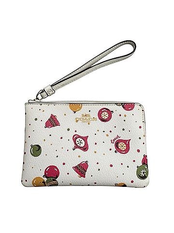 Coach Corner Zip Wristlet Makeup Bag (view 1)
