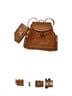 Michael Kors Brown Leather Backpack One size - photo 1