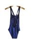 Quince Solid Blue One Piece Swimsuit Size XS - photo 2