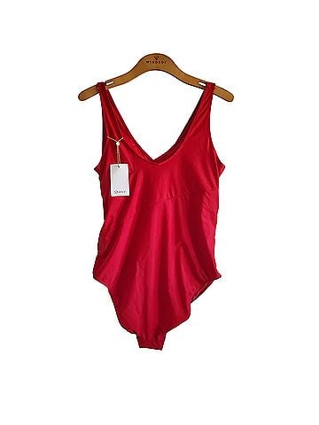Quince Italian Maternity Wrap One Piece One Piece Swimsuit (view 2)