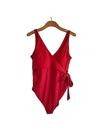 Quince Italian Maternity Wrap One Piece One Piece Swimsuit (view 1)