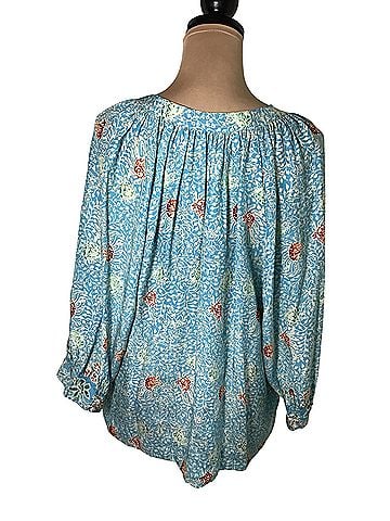 Natalie Martin 3/4 Sleeve Silk Top (view 2)