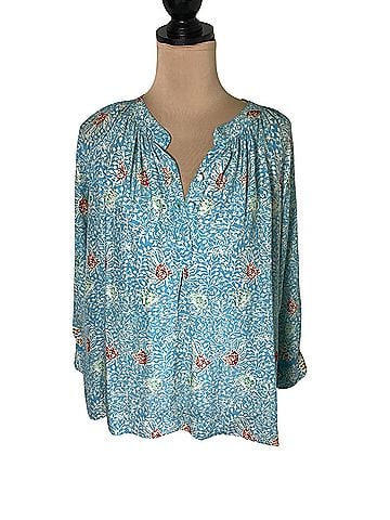 Natalie Martin 3/4 Sleeve Silk Top (view 1)