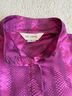 St. John 100% Polyester Print Pink Long Sleeve Blouse Size 8 - photo 3