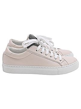 Brunello Cucinelli Brunello Cucinelli Monili Low Top Sneakers in Beige Leather (view 1)