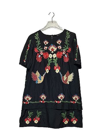 Zara Zara Woman Casual Dress (view 1)