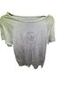 Michael Kors Gray Short Sleeve Blouse Size S - photo 1