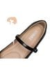 Amazon Essentials 100% Vegan Leather Black Flats Size 10 - photo 2