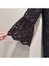 J.Crew Graphic Black Casual Dress Size 4 - photo 4