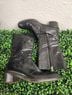 Dries Van Noten 100% Leather Floral Black Boots Size 6 1/2 - photo 9