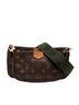 Louis Vuitton 100% Coated Canvas Brown Monogram Multi Pochette Accessoires One size - photo 1
