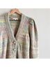 LoveShackFancy Print Multi Color Blue Yellow Cardigan Size XS - photo 6
