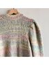 LoveShackFancy Print Multi Color Blue Yellow Cardigan Size XS - photo 14
