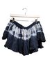 Free People Tie-dye Multi Color Blue White Shorts Size L - photo 5