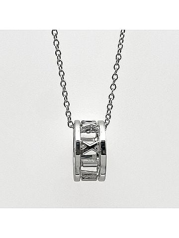 Tiffany & Co. TIFFANY&amp;Co. Tiffany Open Atlas Ring Necklace Pendant SV925 Men's Women's (view 2)