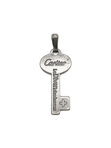 Cartier CARTIER Le Divan des heures pendant charm, metal, silver, for women. (view 1)
