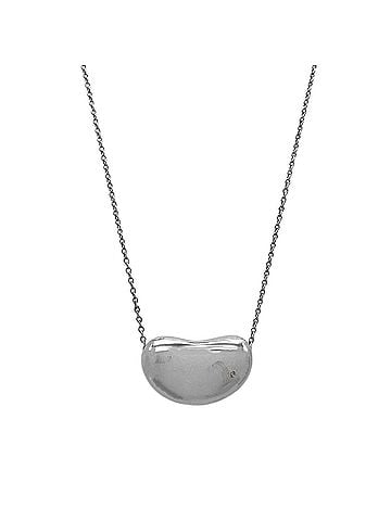 Tiffany & Co. TIFFANY&amp;Co. Tiffany Bean Necklace Pendant, Organic Design, SV925, Men's &amp; Women's (view 1)