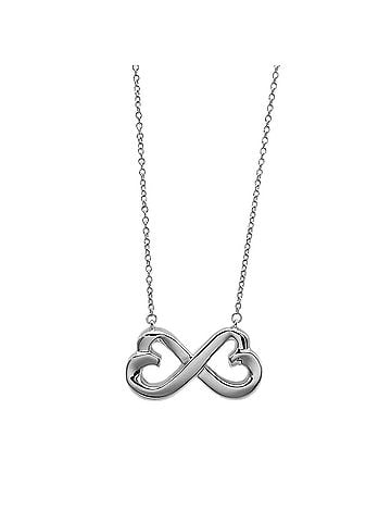 Tiffany & Co. TIFFANY&amp;Co. Tiffany Double Loving Heart Paloma Picasso Necklace SV925 Women's (view 1)