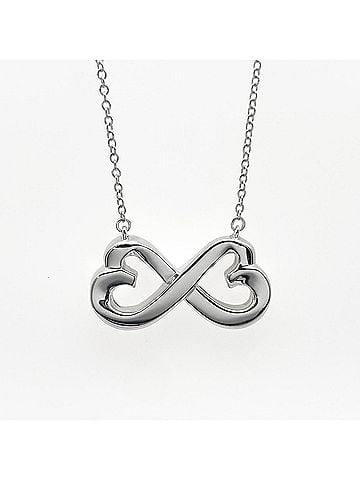 Tiffany & Co. TIFFANY&amp;Co. Tiffany Double Loving Heart Paloma Picasso Necklace SV925 Women's (view 2)