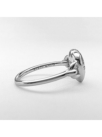 Tiffany & Co. TIFFANY&amp;Co. Tiffany &amp; Co. Return to Full Heart Ring - SV925 7786 Silver Men's Women's (view 2)