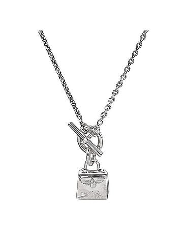 Hermès HERMES Amulette Kelly Charm Necklace Pendant Toggle SV925 Men's Women's (view 1)