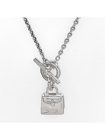 Hermès HERMES Amulette Kelly Charm Necklace Pendant Toggle SV925 Men's Women's (view 2)