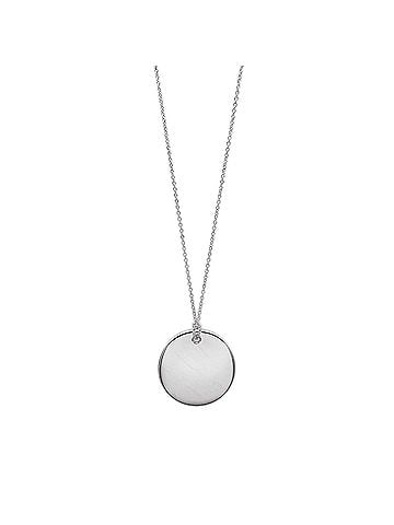 Tiffany & Co. TIFFANY&amp;Co. Tiffany Round Plate Elsa Peretti Necklace Pendant SV925 Men's Women's (view 1)