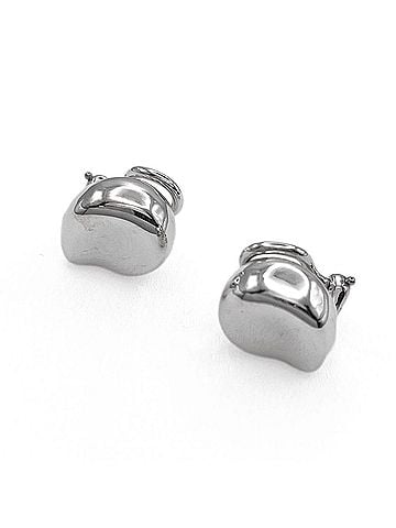 Tiffany & Co. TIFFANY&amp;Co. Tiffany Nugget Earrings, Elsa Peretti, SV925, Women's (view 2)