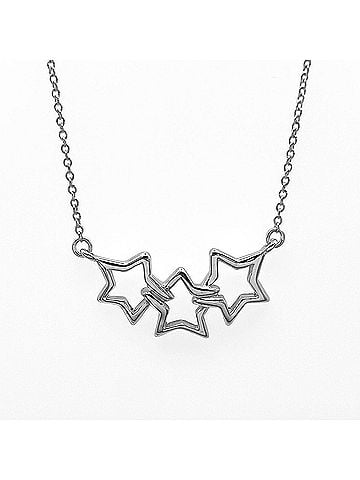Tiffany & Co. TIFFANY&amp;Co. Tiffany Triple Star Necklace Pendant, Design, SV925, Women's (view 2)
