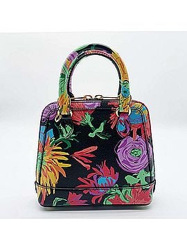 Gucci GUCCI Horsebit 1955 KEN SCOTT Collaboration Shoulder Bag, Floral Pattern, MANTERO Leather, Black, Women's (view 2)