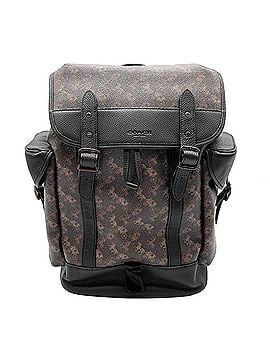 Coach COACH Hitch Backpack, Rucksack/Daypack, Horse Carriage Pattern, 4072, Leather, Brown, Men's/Women's (view 1)