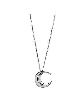 Tiffany & Co. TIFFANY&amp;Co. Tiffany Feather Moon Angela Cummings Necklace Pendant SV925 Men's Women's (view 1)